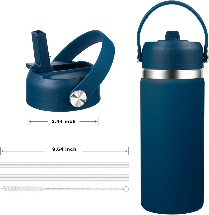 KMN Straw Lid for Hydro Flask Wide Mouth, Lids with Straw for Hydroflask 12 16 18 20 32 40 oz Wide Mouth, Replacement Straw Cap for Hydroflask, Top Sport Bottle Lids Accessories - Image 2